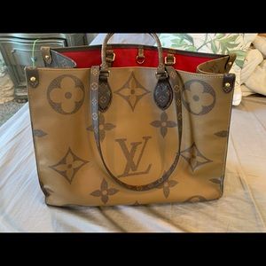 Authentic Louis Vuitton on the go tote